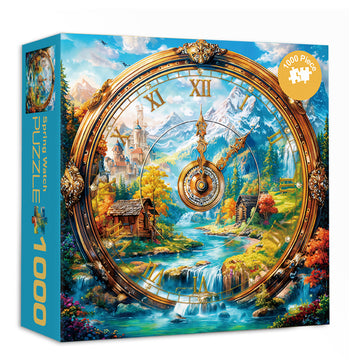 Frühlingsuhr -Puzzle 1000 Stücke